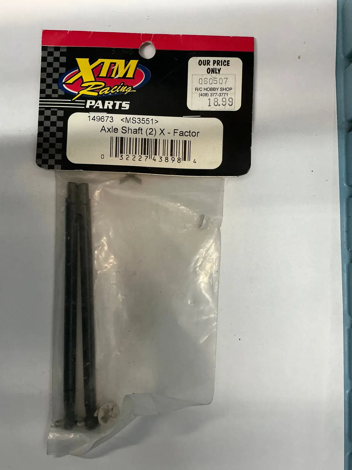 Xtm Racing Axle Shaft (2) X - Factor Ms3551 149673 1