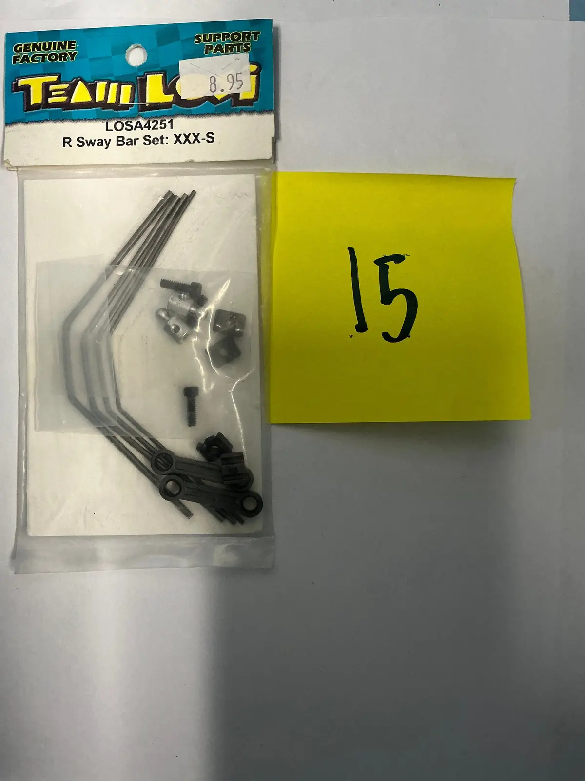 Team Losi R Sway Bar Set: Xxx-S Losa4251 1
