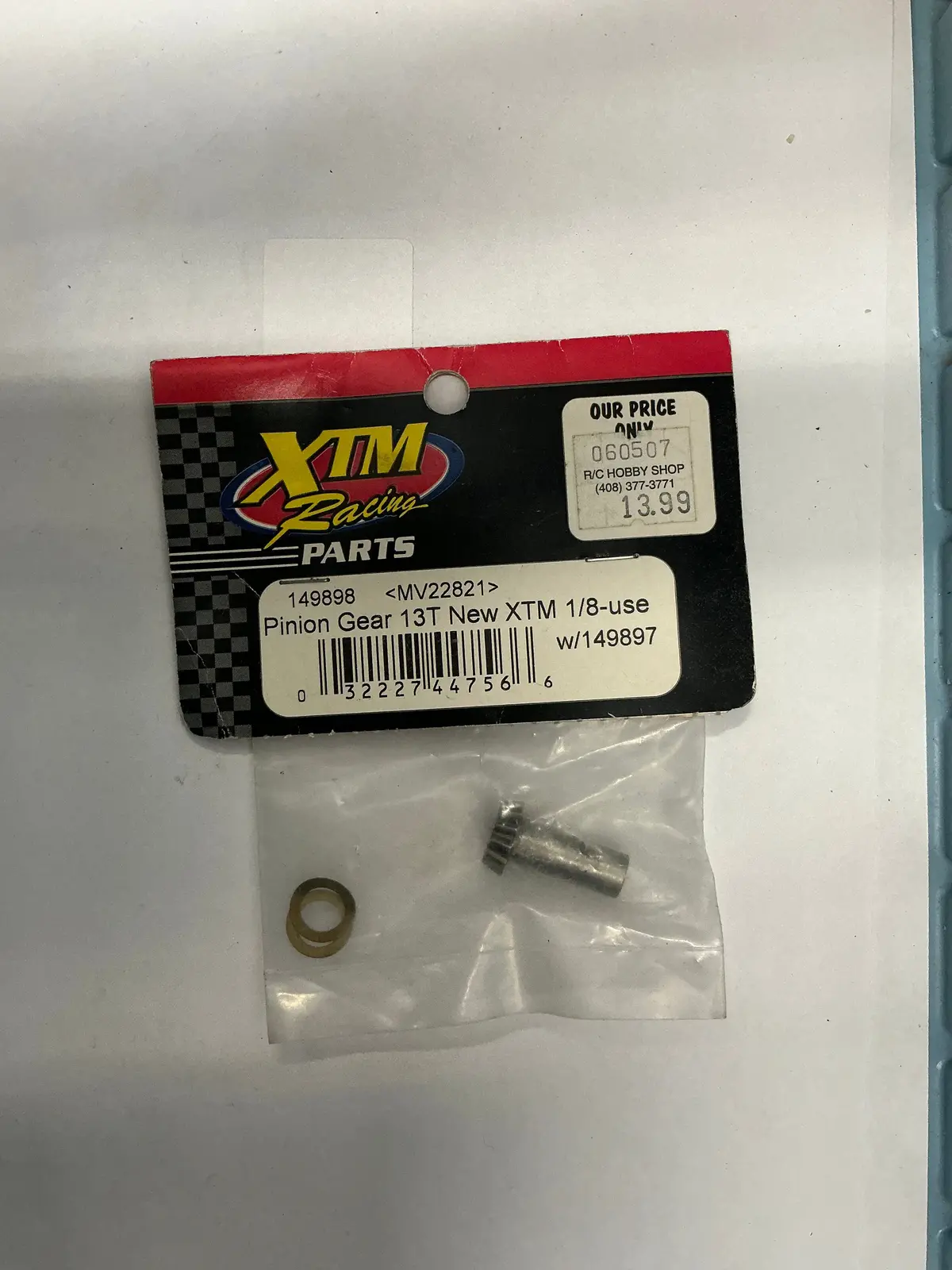 Xtm Racing Pinion Gear 13T New Xtm 1/8-Use W/149897 Mv22821 149898 1