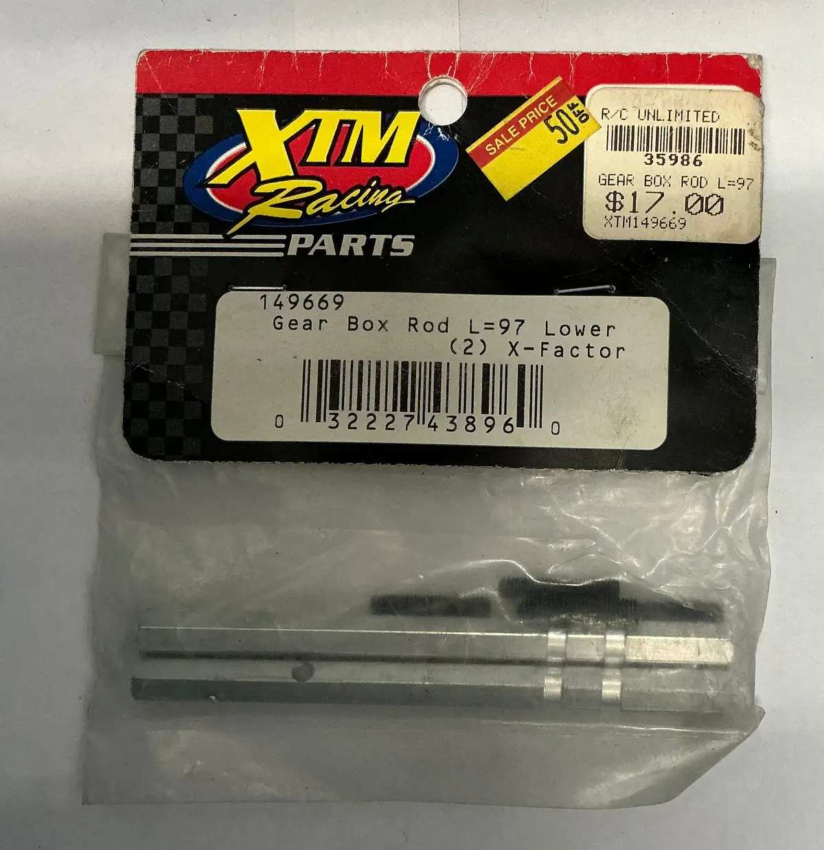 Xtm Racing Gear Box Rod L=97 Lower (2) X-Factor Xtm149669 1