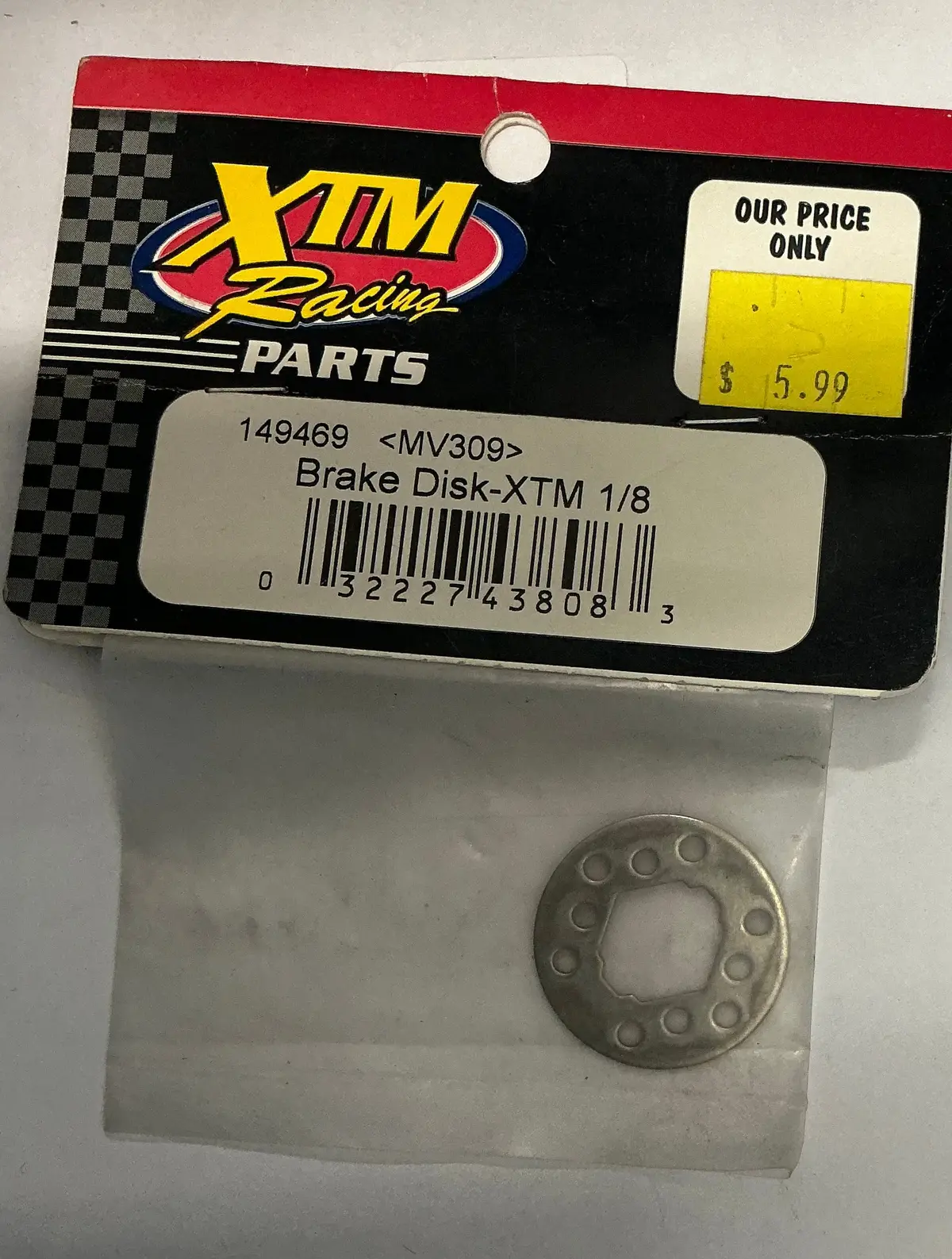Xtm Racing Brake Disk-Xtm 1/8 Mv309 149469 1