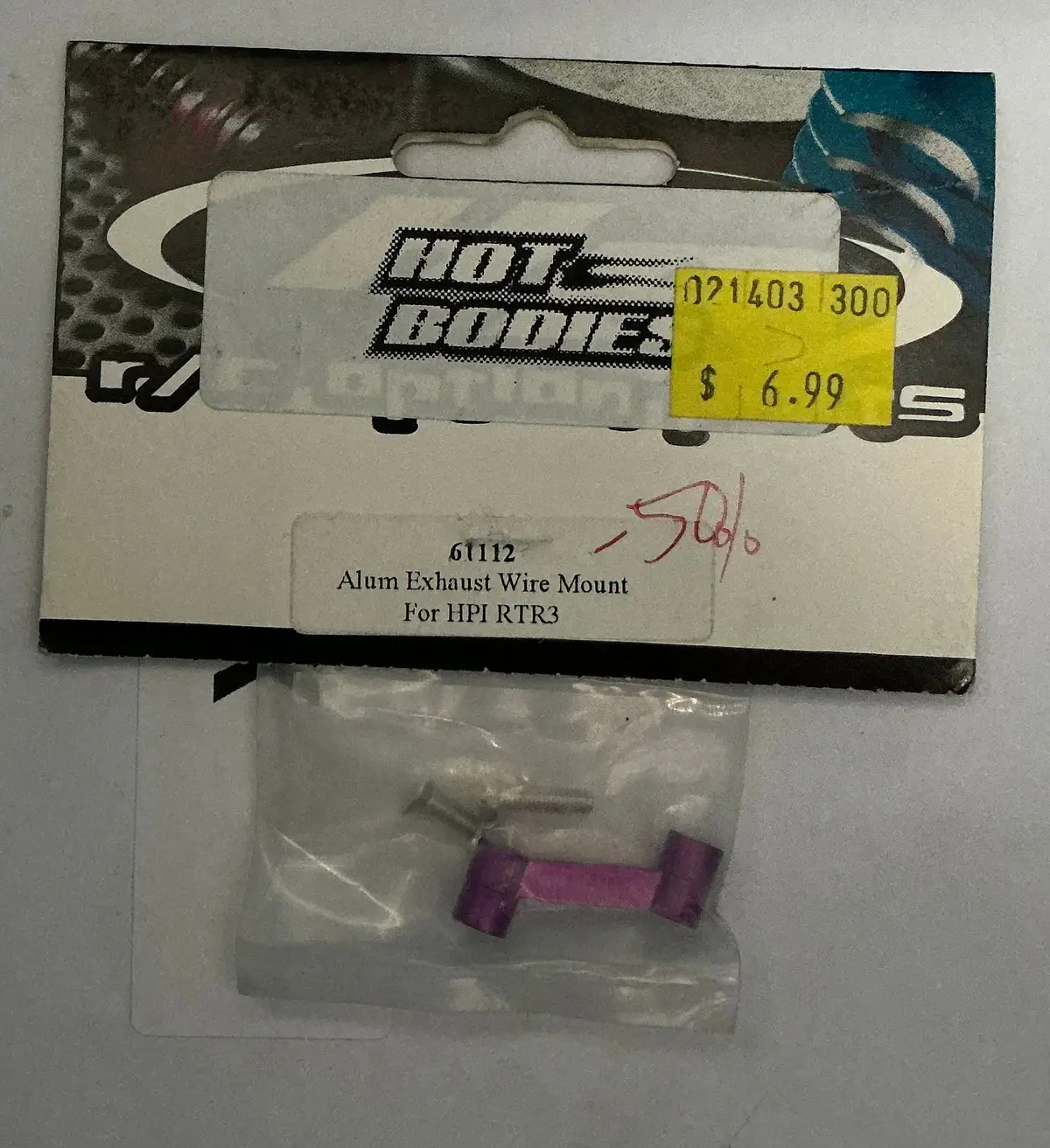 Hot Bodies Alum Exhaust Wire Mount For Hpi Rtr3 61112 1
