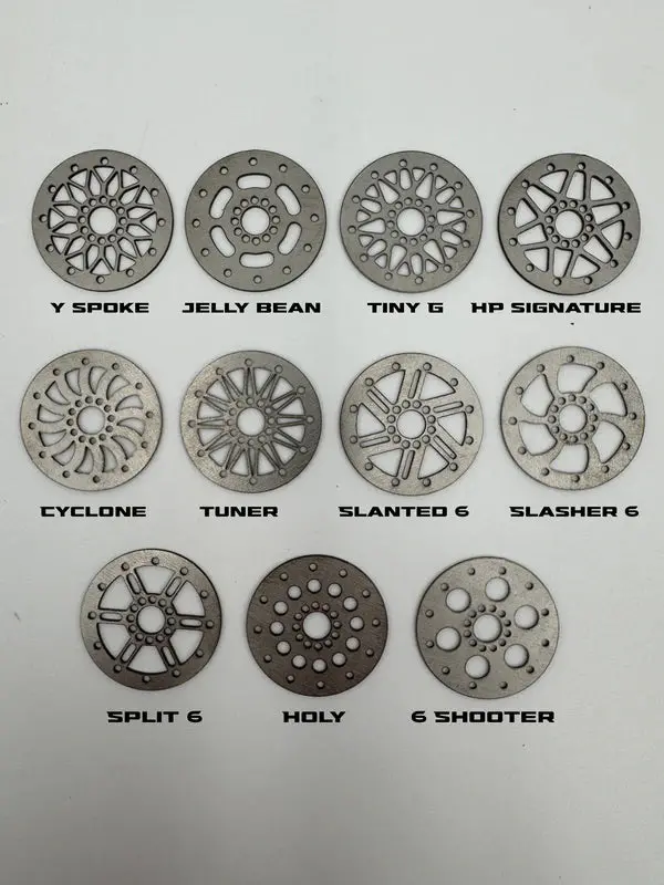 Hardpark 1.3 Wheel Faces (Choose Material/Syle) 1