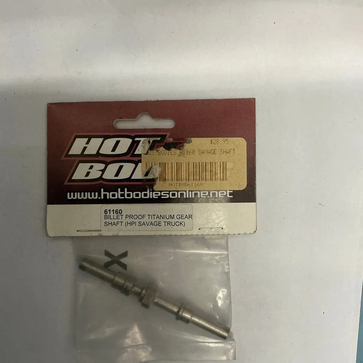 Hot Bodies Billet Proof Titanium Gear Shaft (Hpi Savage Truck) 61160 1