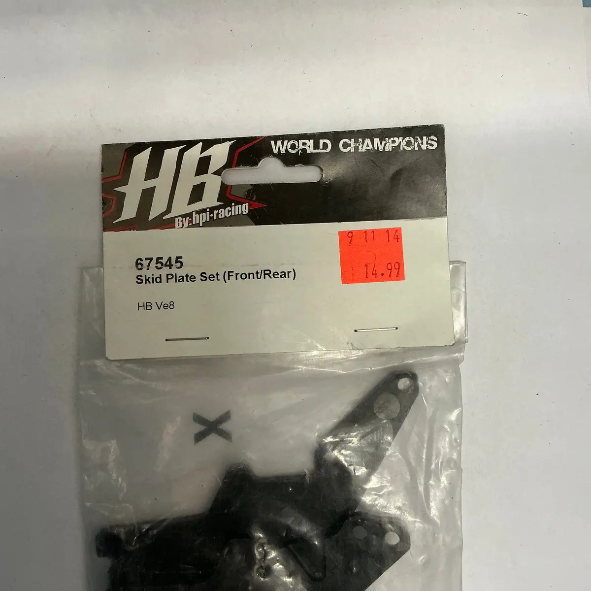 Hb Skid Plate Set (Front/Rear) 67545 1