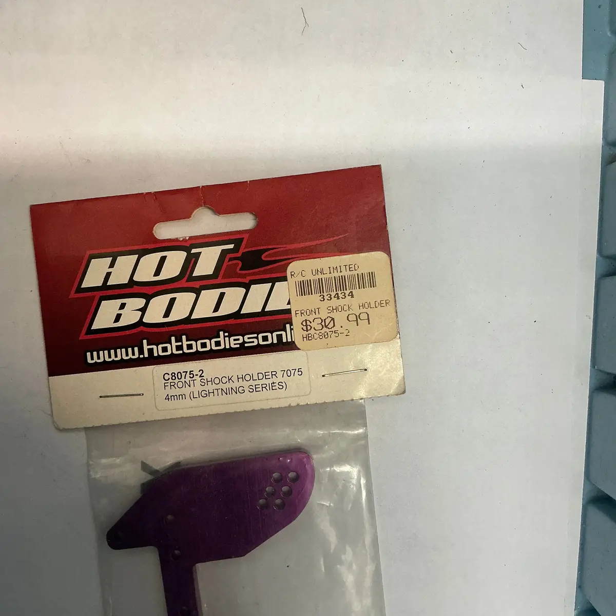 Hot Bodies Front Shock Holder 7075 Hbc80752 1