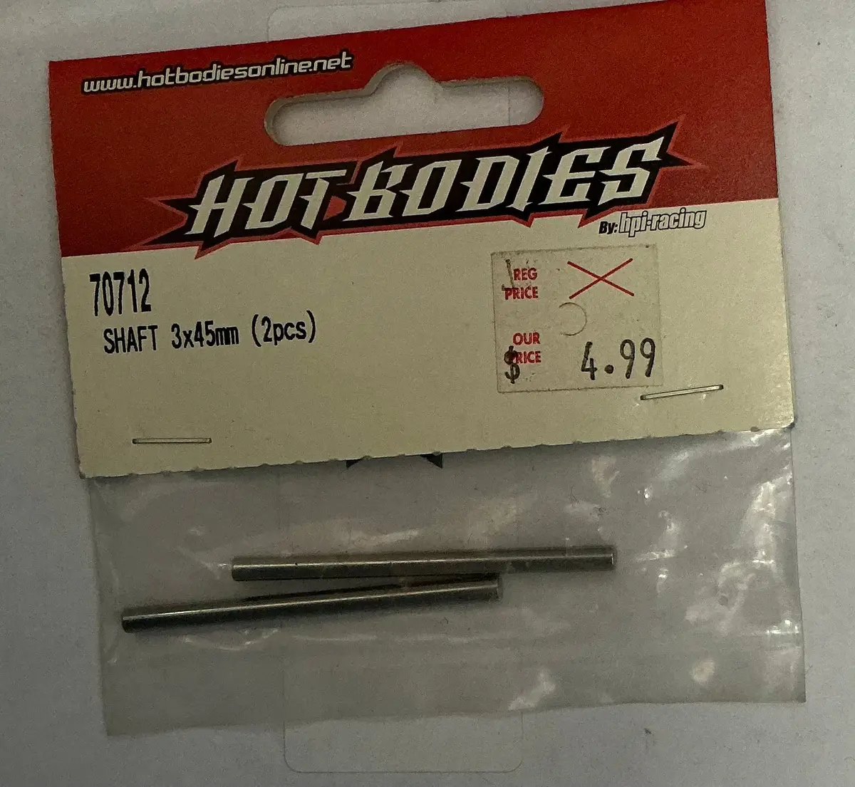 Hot Bodies Shaft 3X45mm (2Pcs) 70712 1