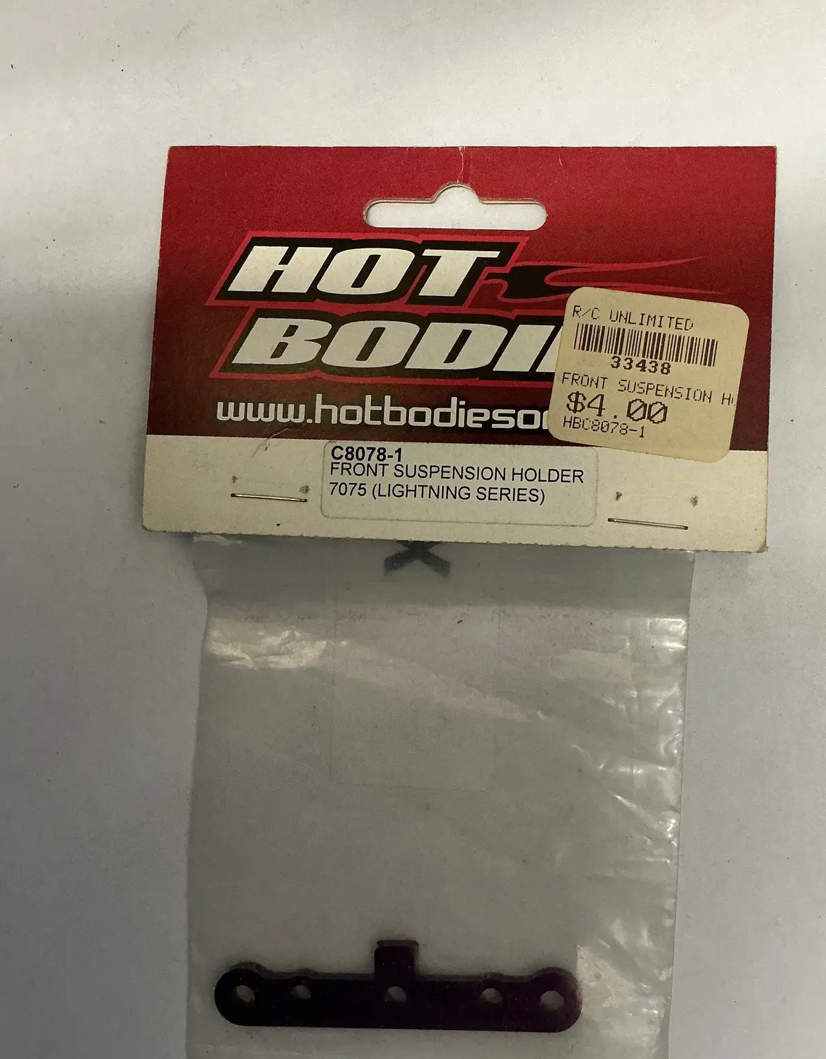 Hot Bodies Front Suspension Holder 7075 (Lightning Series) C8078-1 1