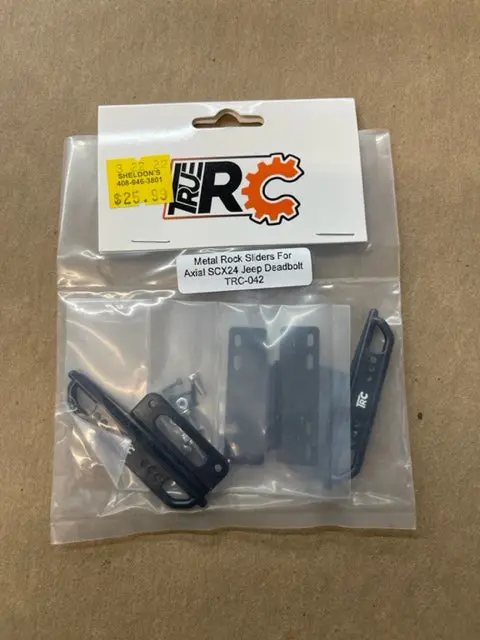 Truerc Metal Rock Sliders For Axial Scx24 Jeep Deadbolt Trc-042 1