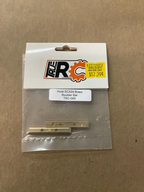 Axial Scx24 Brass Boulder Bar Trc-095 1