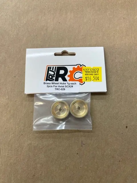 Brass Wheel Hibs 7Gg For Axials Scx24 Trc-029 1