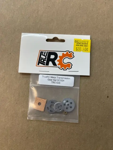 Truerc Metal Transmission Gear Set Scx24 Trc-028 1