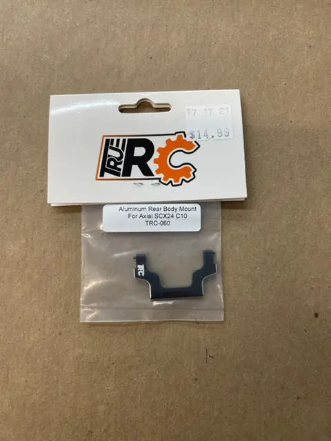 Truerc Aluminum Rear Bod Mount For Axial Scx24 C10 Trc-060 1