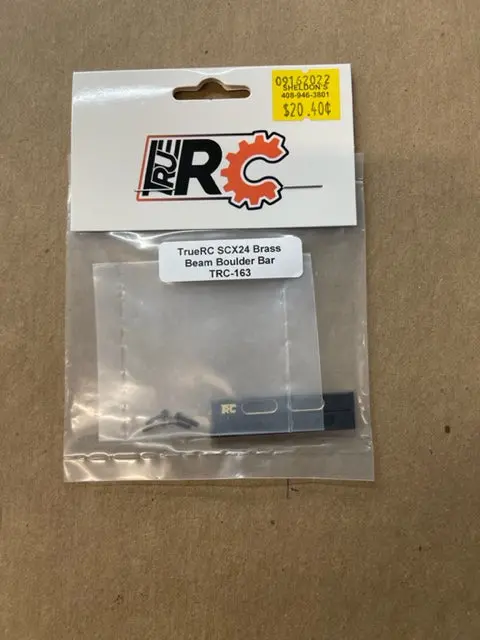 Truerc Scx24 Brass Beam Boulder Bar Trc-163 1