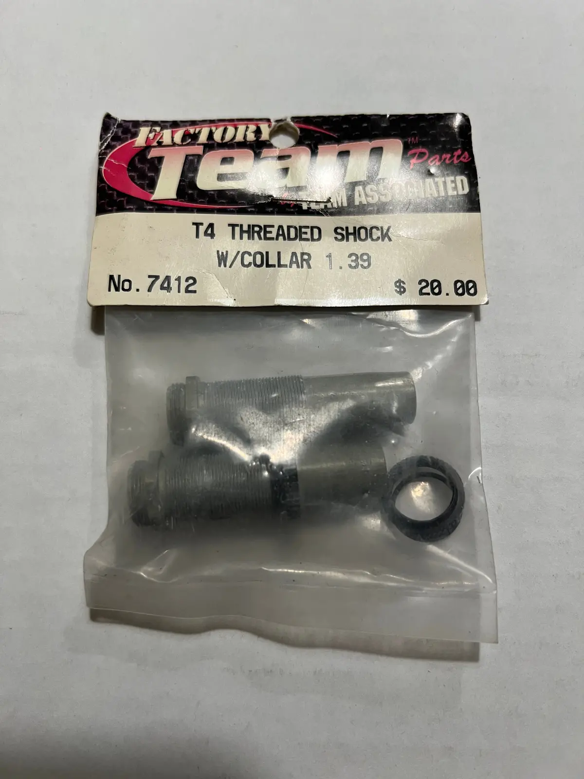 T4 Threaded Shock W/Collar 1.39-Asc7412 1