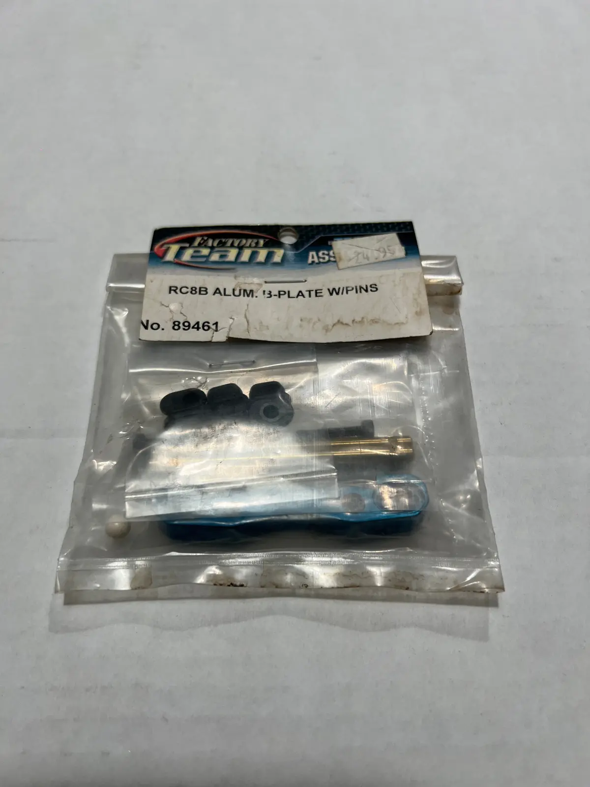 Rc8b Alum.B-Plate W/Pins-Asc89461 1