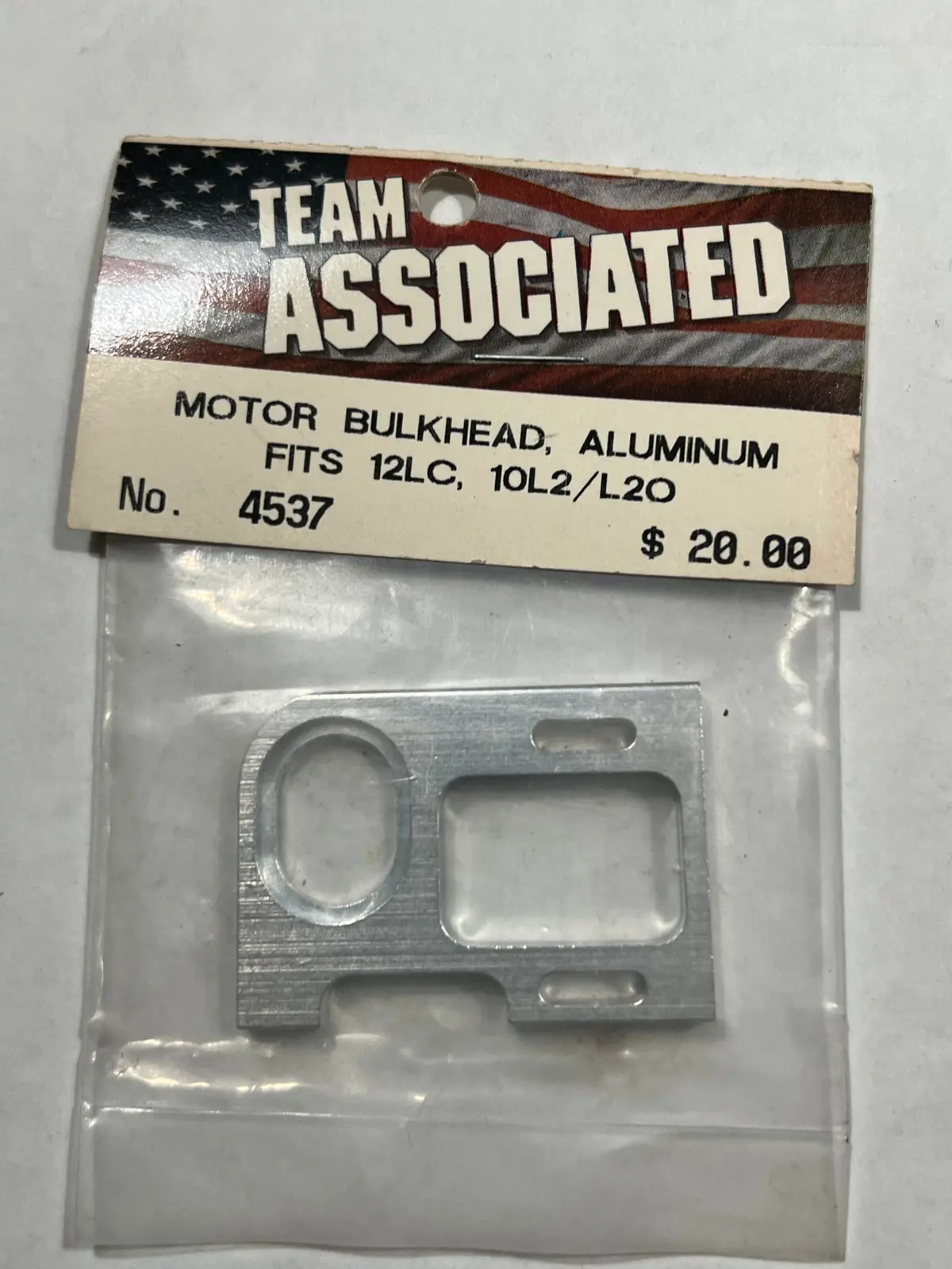 Motor Bulkhead, Aluminum Fits 12Lc, 10L2/L20-Asc4537 1