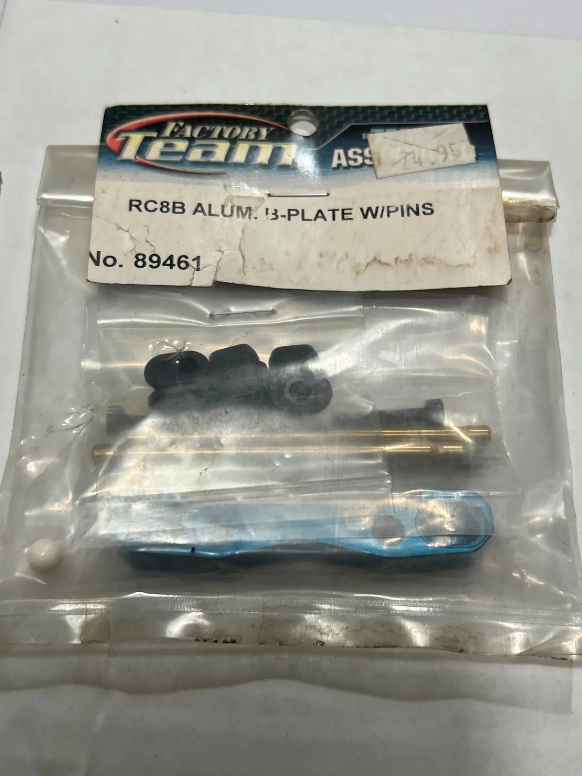 Rc8b Alum.B-Plate W/Pins-Asc89461 1
