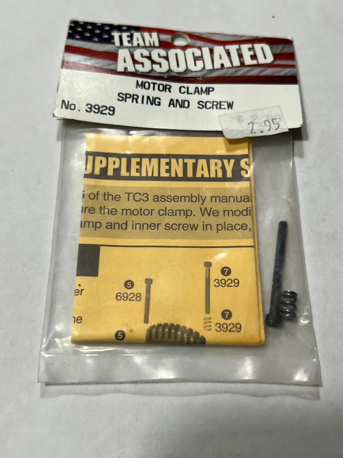 Motor Clamp Spring And Screw-Asc3929 1