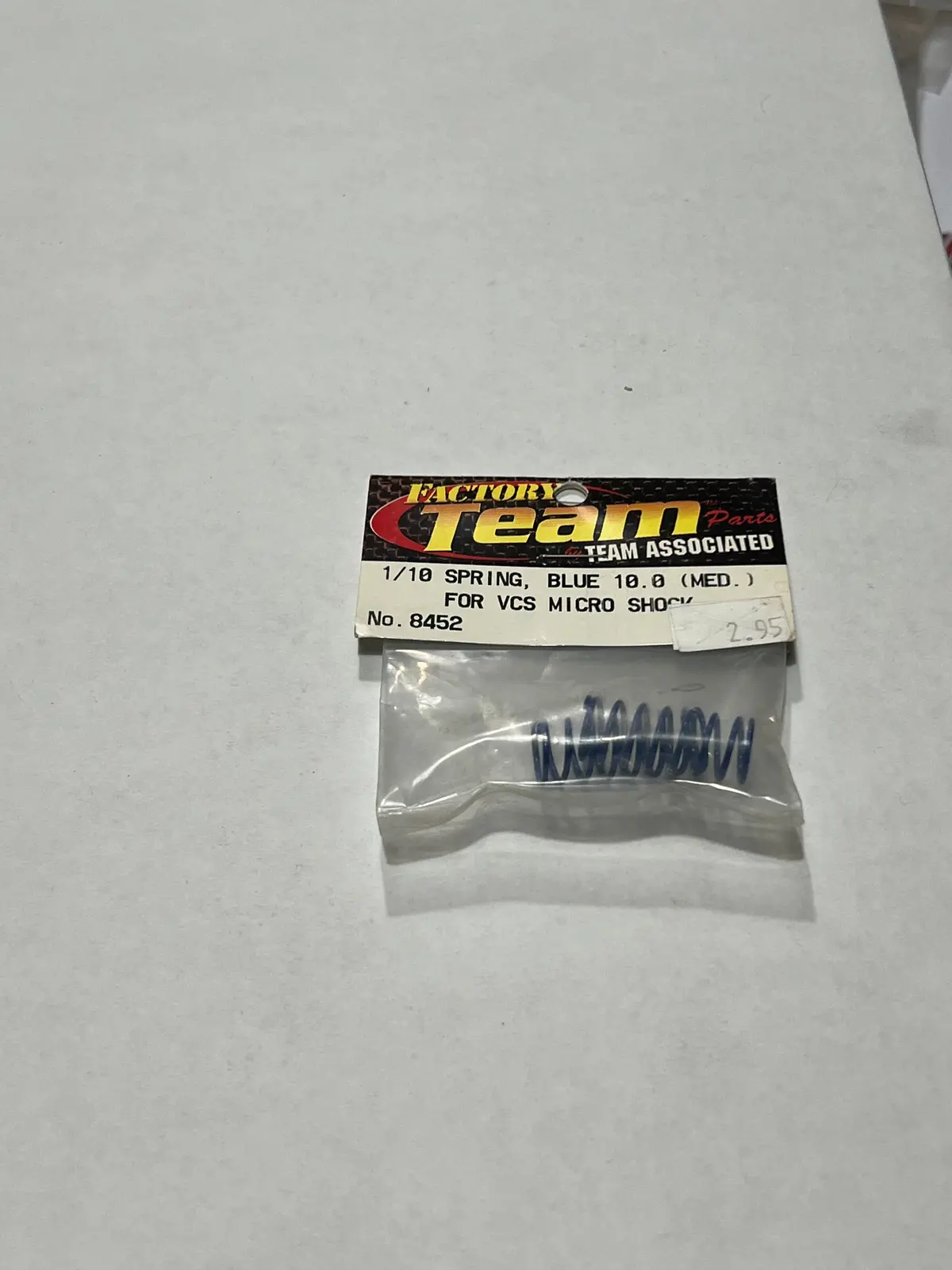 1/10 Spring, Blue 10.0 (Med) For Vcs Micro Shock-Asc8452 1