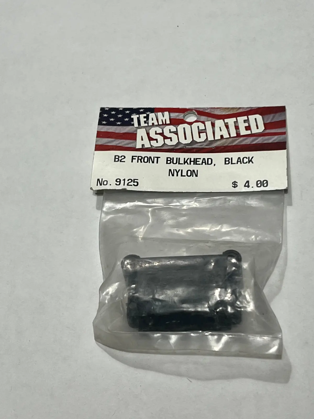 B2 Front Bulkhead, Black Nylon-Asc9125 1