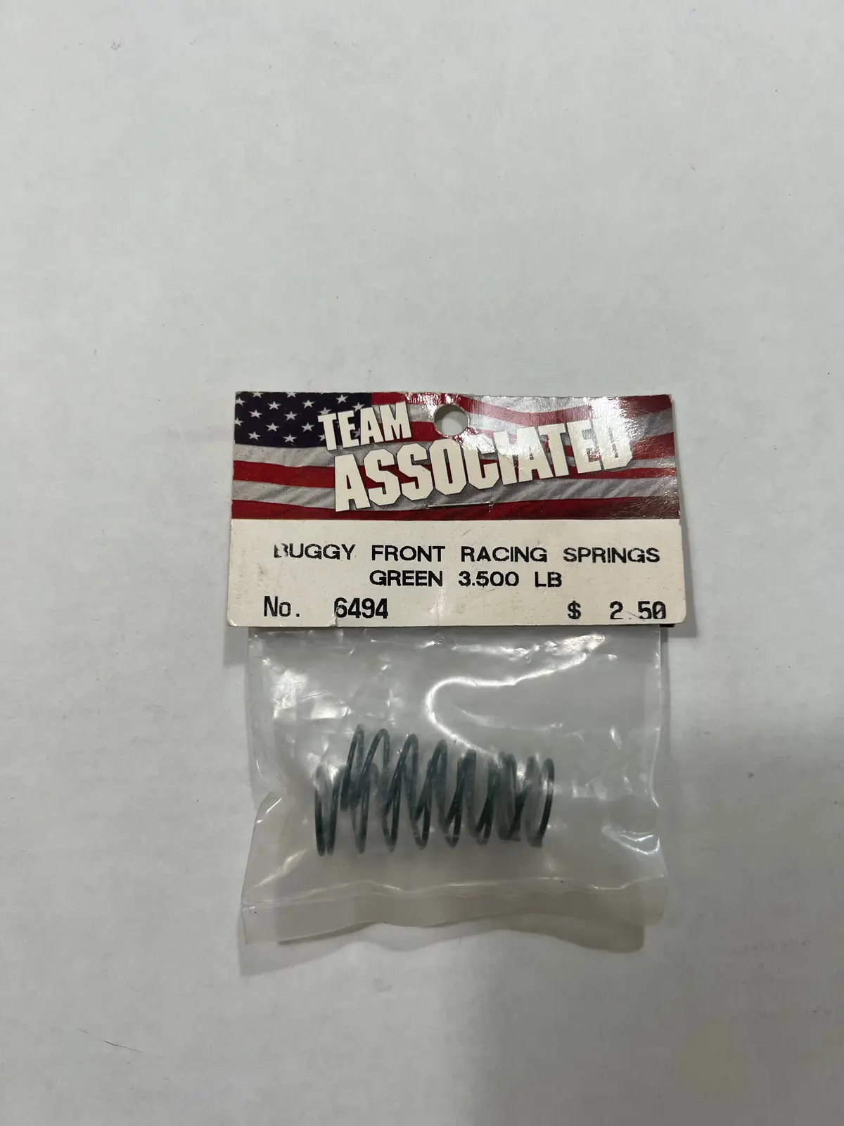 Buggy Front Racing Spprings Green 3.500 Lb-Asc6494 1