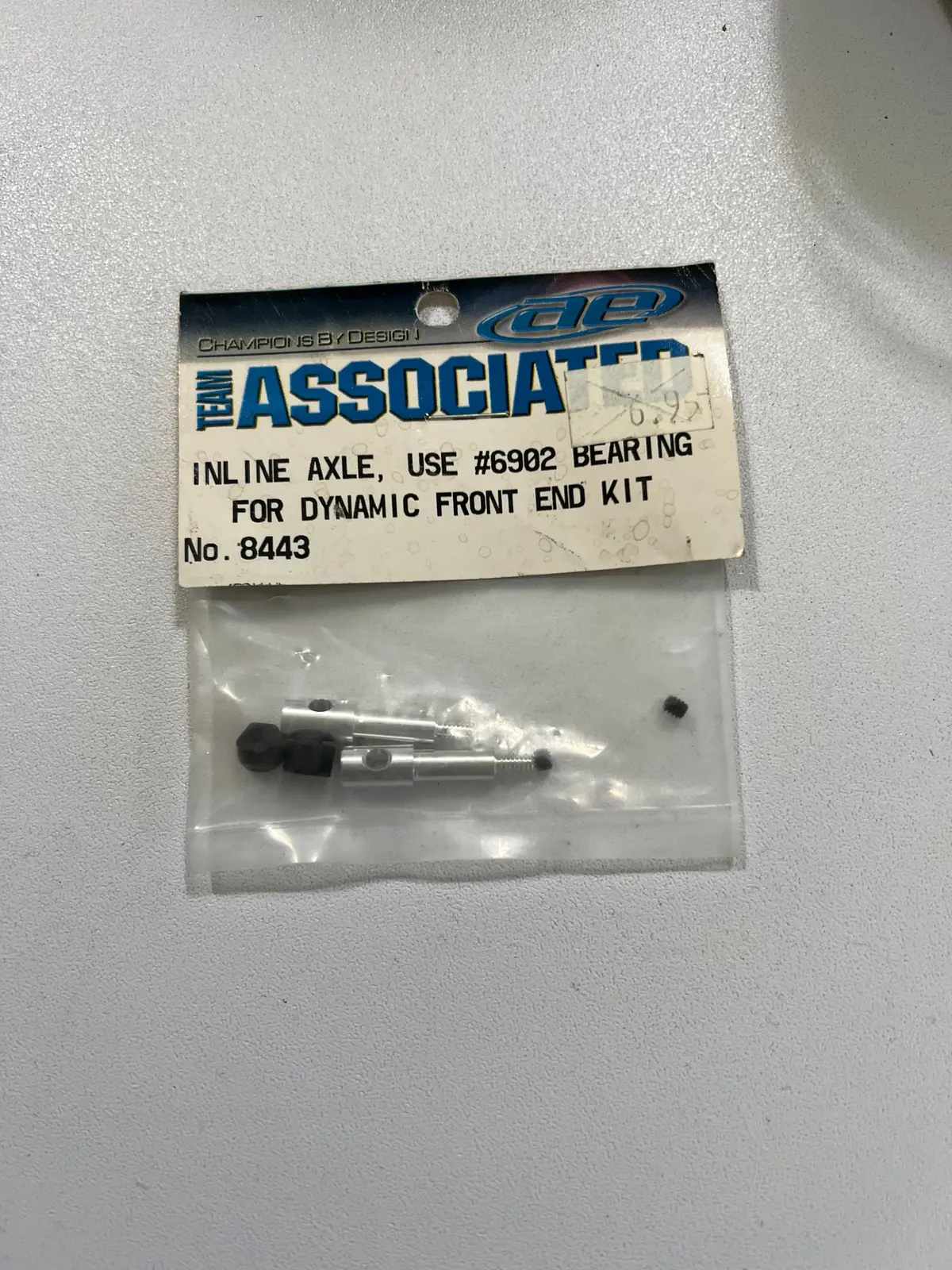 Inline Axle, Use #6902 Bearing For Dynamic Front End Kit-Asc8443 1