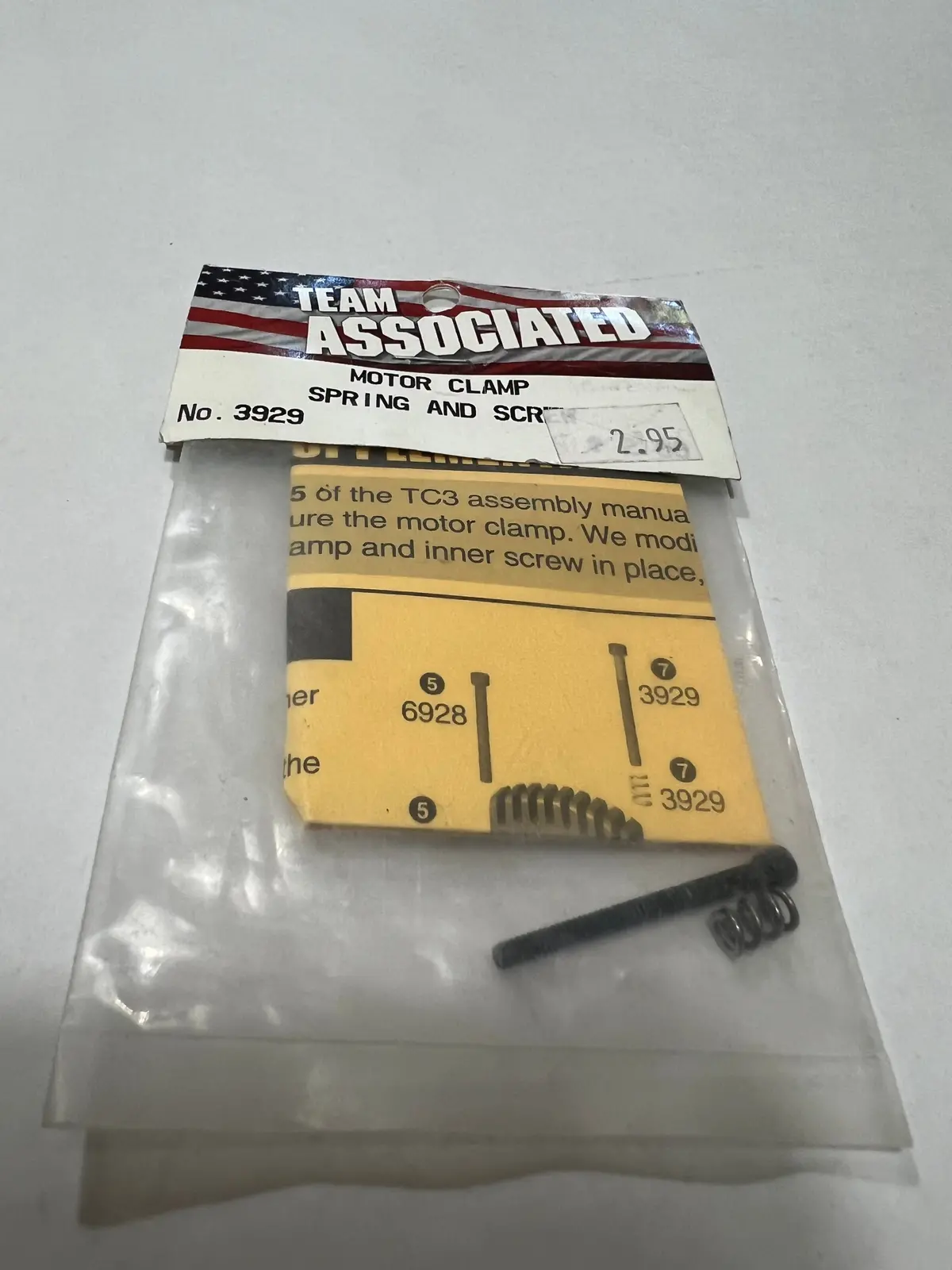 Motor Clamp Spring And Screw-Asc3929 1