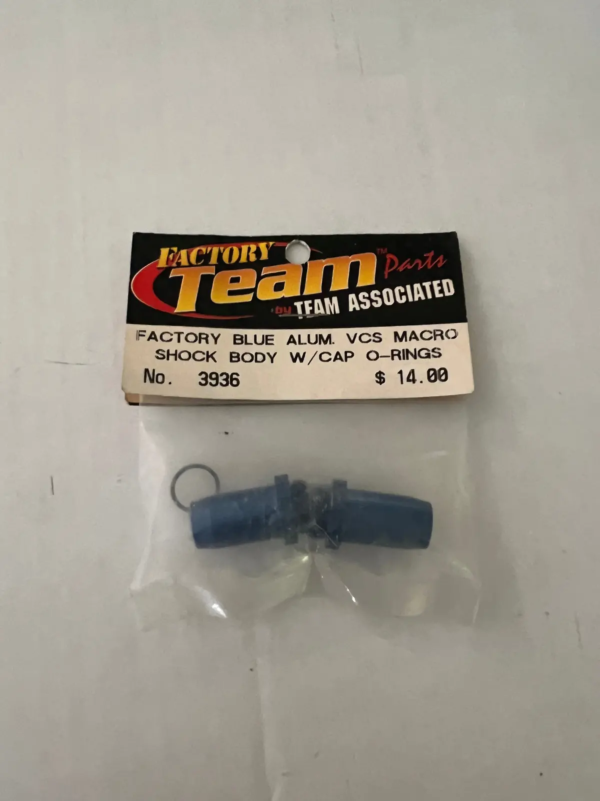 Factory Blue Alum Vcs Macro Shock Body W/Cap O-Rings-Asc3936 1