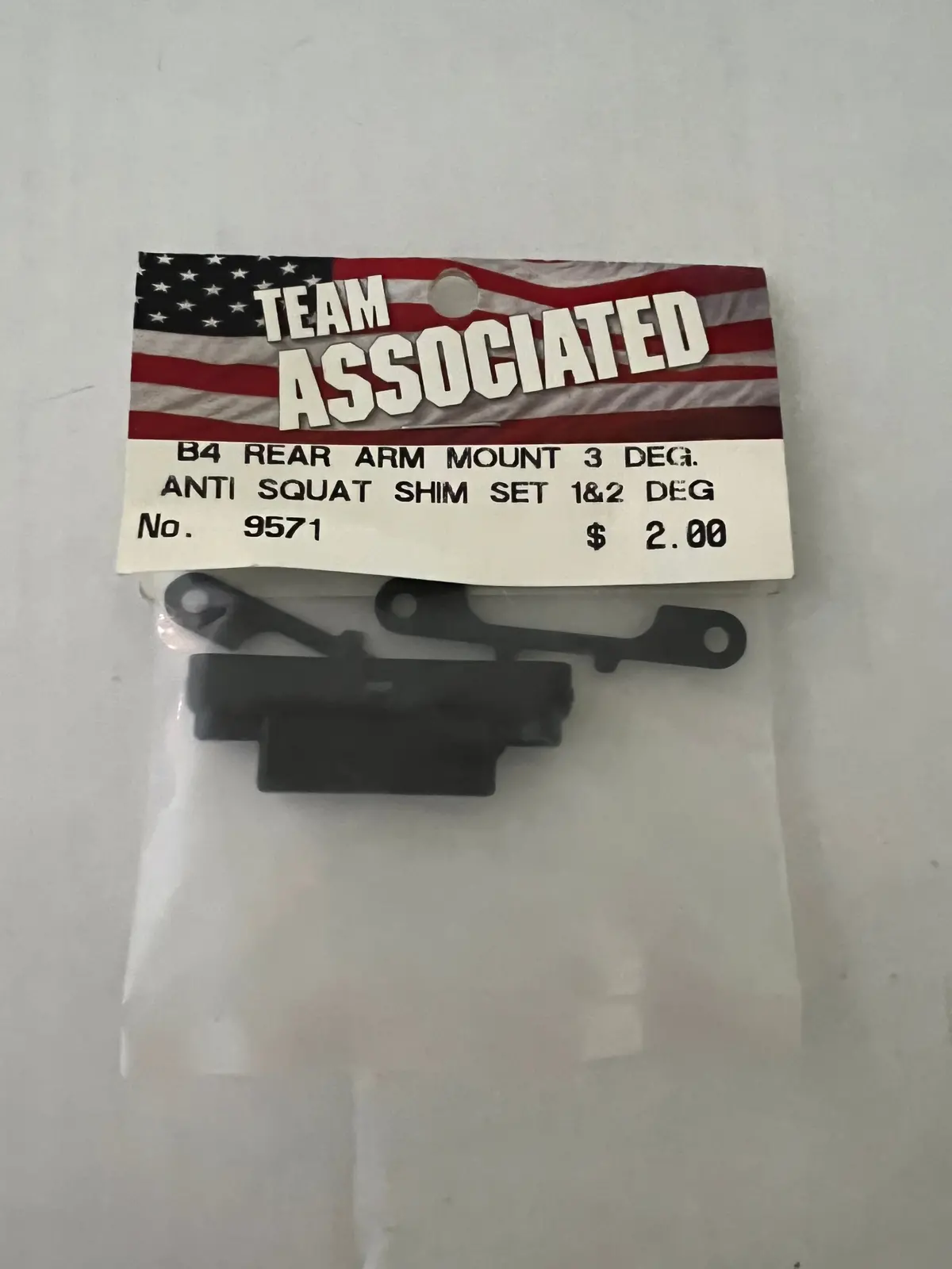 B4 Rear Arm Mount 3 Deg.Anti Squat Shim Set  &2 Deg-Asc9571 1