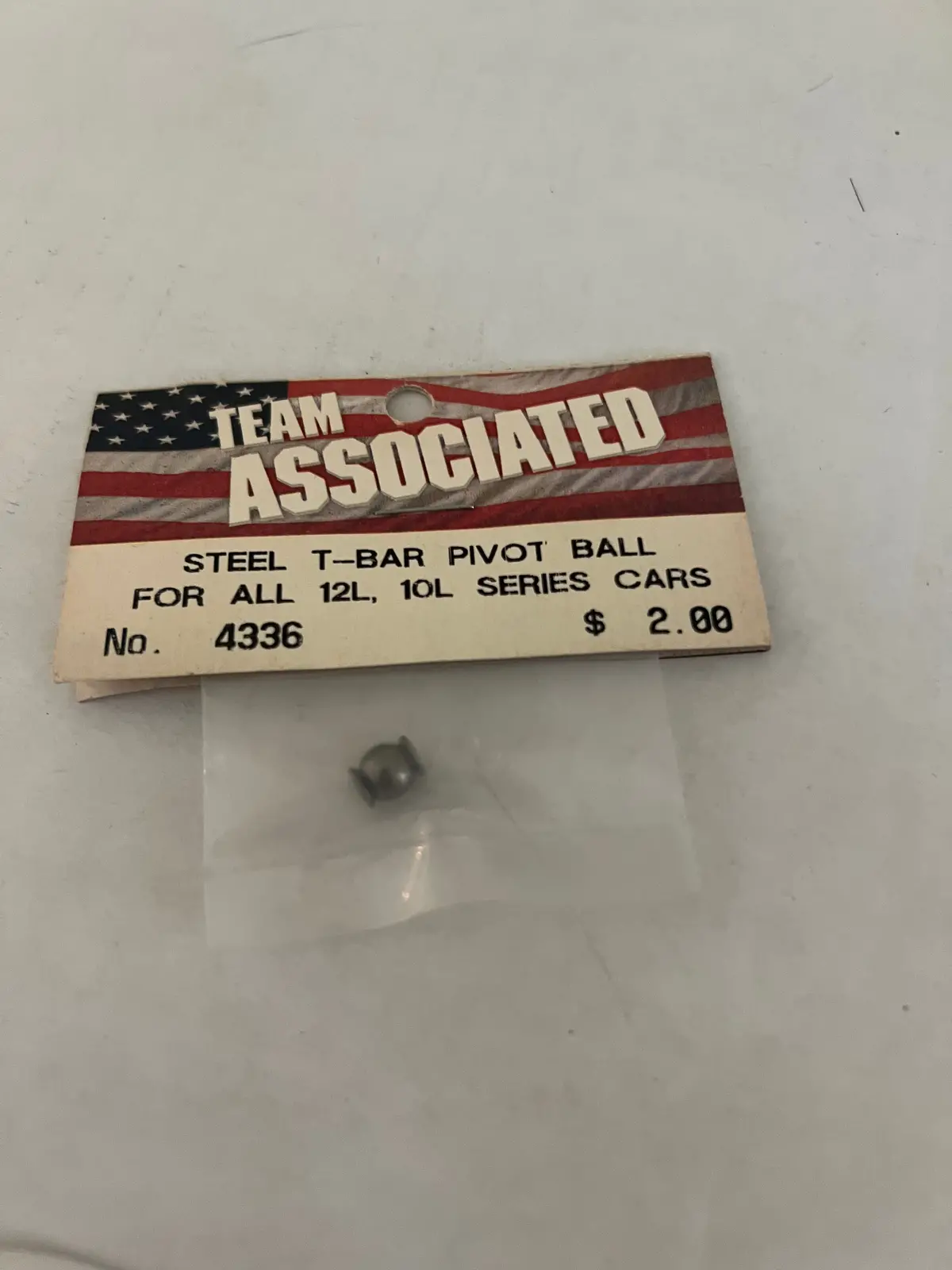 Steel T-Bar Pivot Ball For All 12L, 10L Series Cars-Asc4336 1