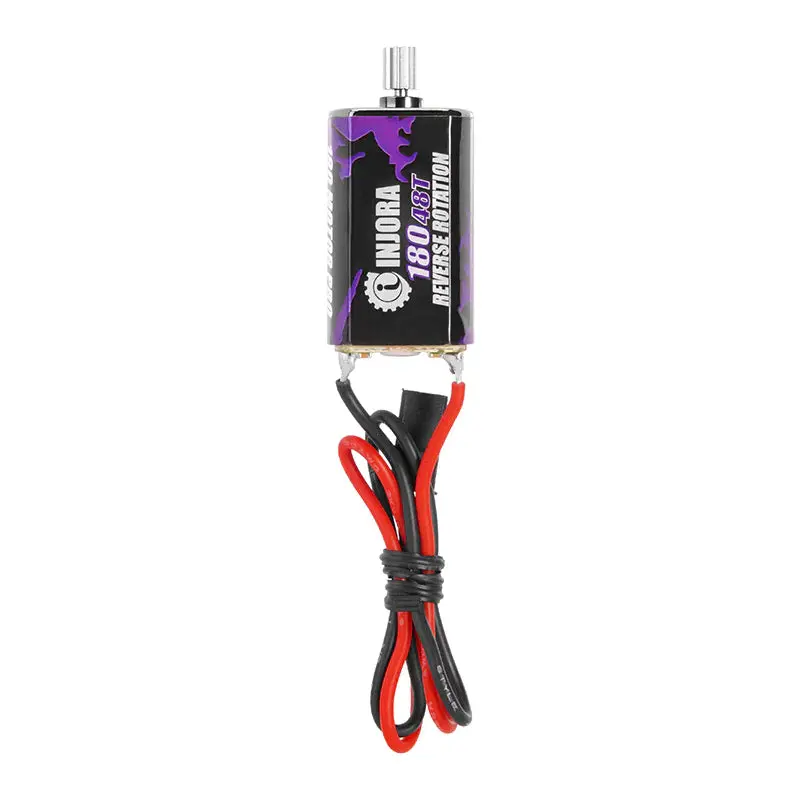 Injora 180 Pro Brushed 48T Purple Motor With Steel Pinion For 1/18 Trx4m 2
