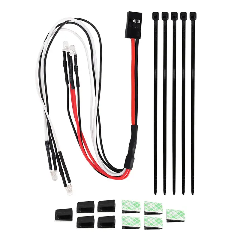 Injora Headlights & Taillights Led Lights Kit For 1/18 Trx4m 1