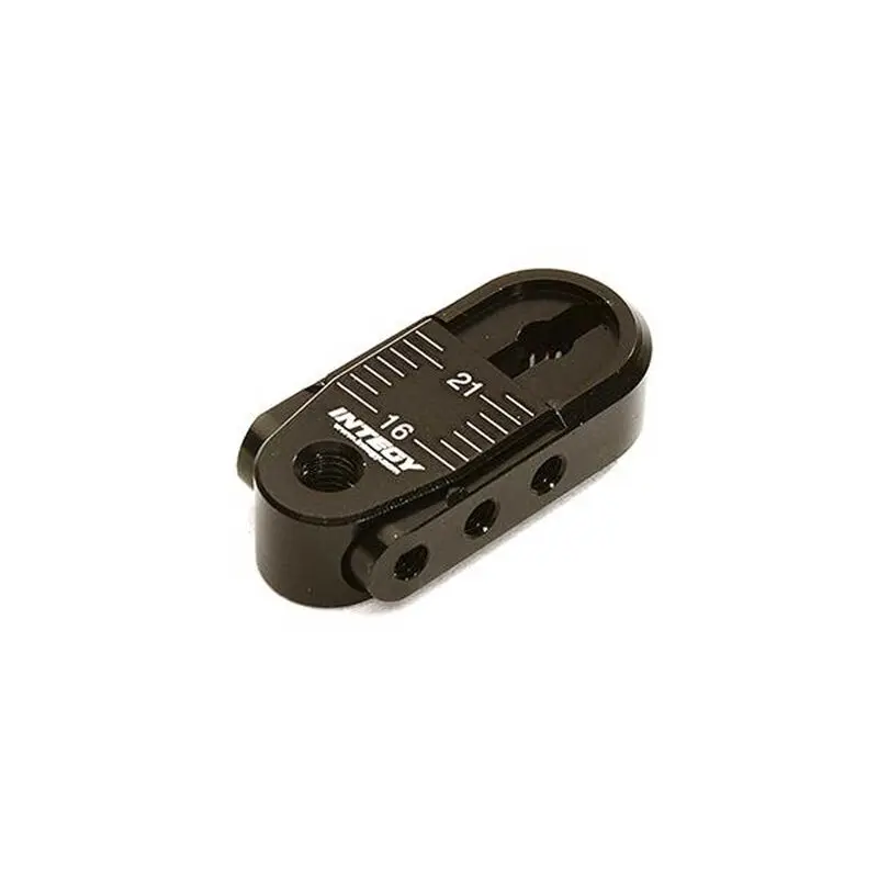 Integy Adjustable Length Steering Servo Horn, 25T: Traxxas Trx-4 - Intc28401black 1