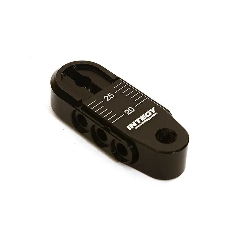 Integy Adjustable Length Steering Servo Horn, 25T: Traxxas Trx-4 - Intc28402black 1