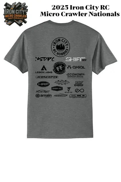 2025 Iron City Rc Micro Crawler National Event Shirt 2