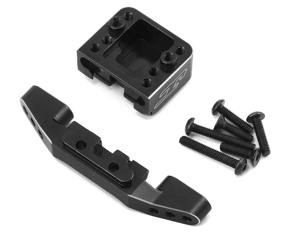Jconcepts B6/B6d Aluminum Front Camber Link Mount Bulkhead (Black) 1