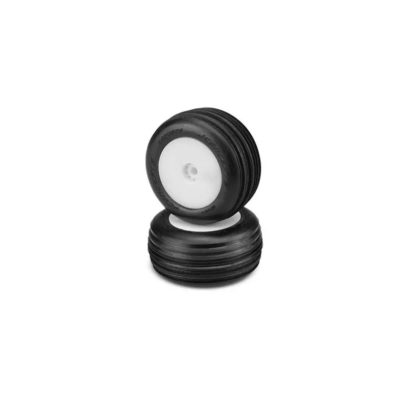 Carvers Tire, Green Compound Premounted, White (2) 1