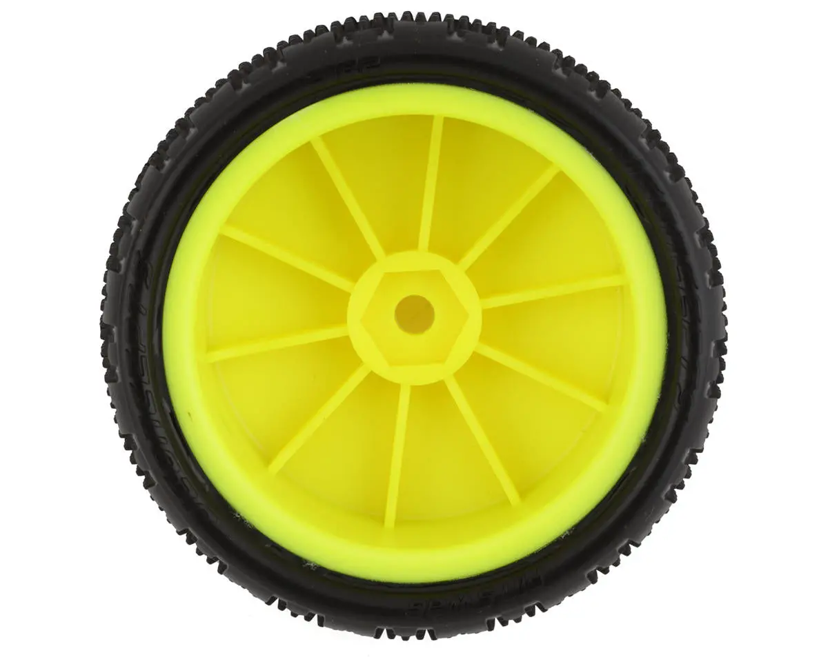 Jconcepts Pin Swag 2.2" Pre-Mounted 4Wd Front Buggy Tire (Yellow) (2) (Pink) W/12Mm He 2