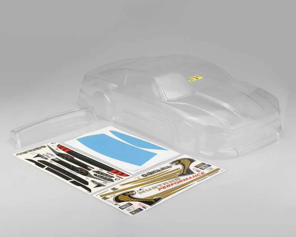 Jconcepts 2018 Ford Mustang Cobra Jet Street Eliminator Drag Racing Body (Clear) 2