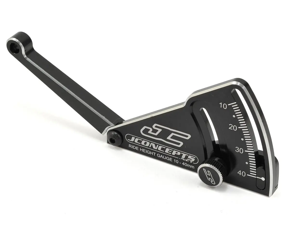 Jconcepts Aluminum Ride Height Gauge (10-40Mm) (Black) 1