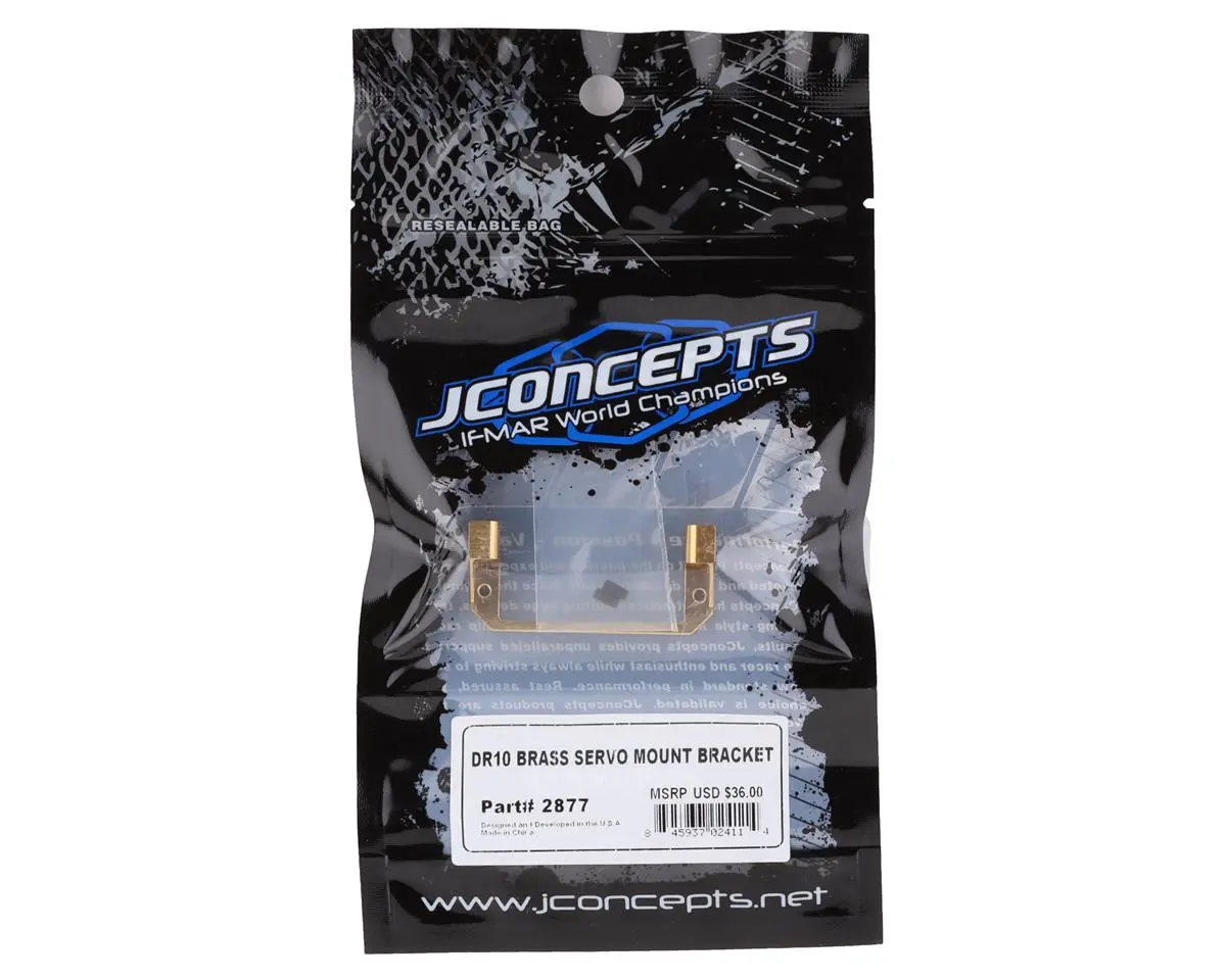 Jconcepts Dr10 Brass Servo Mount Bracket 1