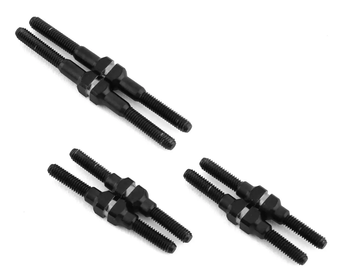 Jconcepts Losi Mini-T 2.0/Mini-B Fin Titanium Turnbuckle Kit (Black) (6) My 1