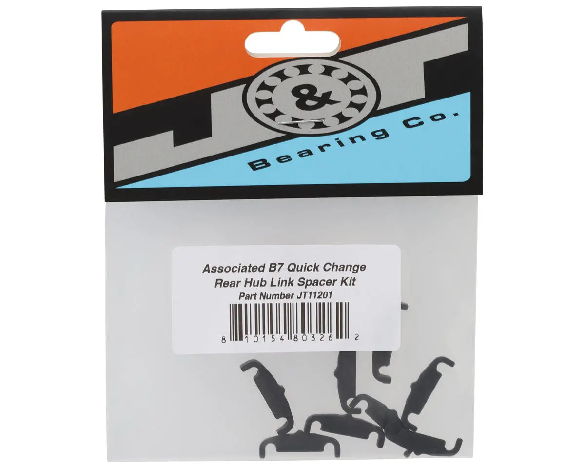J&T Bearing Co. Associated B7 Quick Change Rear Hub Link Spacer Kit 1