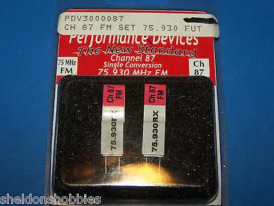 Performance (Futaba) 75.930 Mhz Fm Single Conversion Ch-87 #Pdv3000087 1