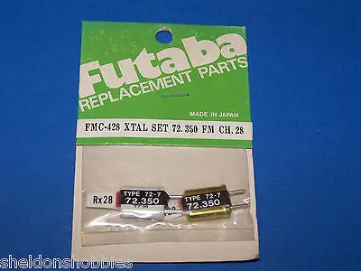 Futaba (Fm 72.350) Tx/Rx Crystal Set Channel 28 #Fmc-428 1
