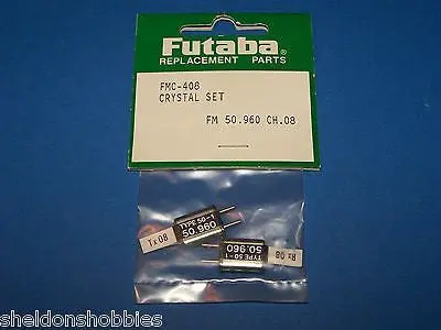 Futaba Crystal Set (Fm 50.960) Tx/Rx Channel 08 #Fmc-408 1