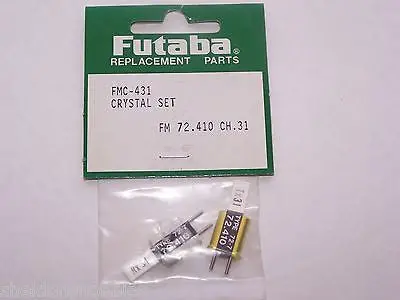 Futaba Crystal Set (Fm 72.410) Tx/Rx Channel 31 #Fmc-431 1