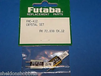Futaba Crystal Set (Fm 72.030) Tx/Rx Channel 12 #Fmc-412 1