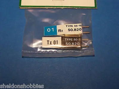 Futaba D/C Crystal Set (Fm 50.820) Tx/Rx Channel 01 #Fmc-801 2